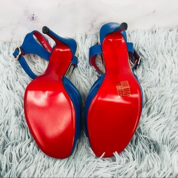 Lanverli Design Leather Open Toe Heels - Picture 7 of 9